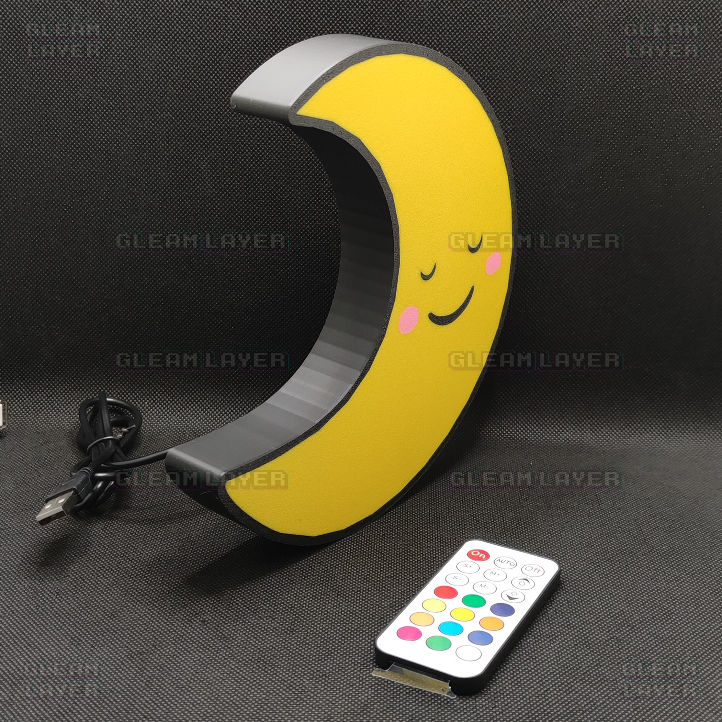 Cute Moon Nursery Night Light