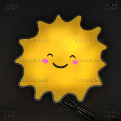 Cute Sun Nursery Night Light