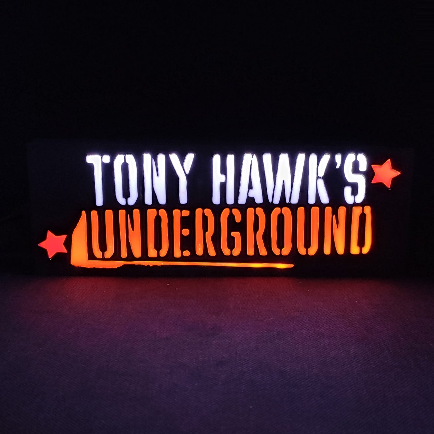 Tony Hawk's Underground Led Gaming Light Sign