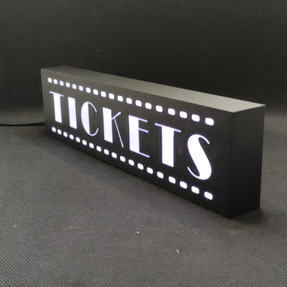 TICKETS Cinema Led Light Sign