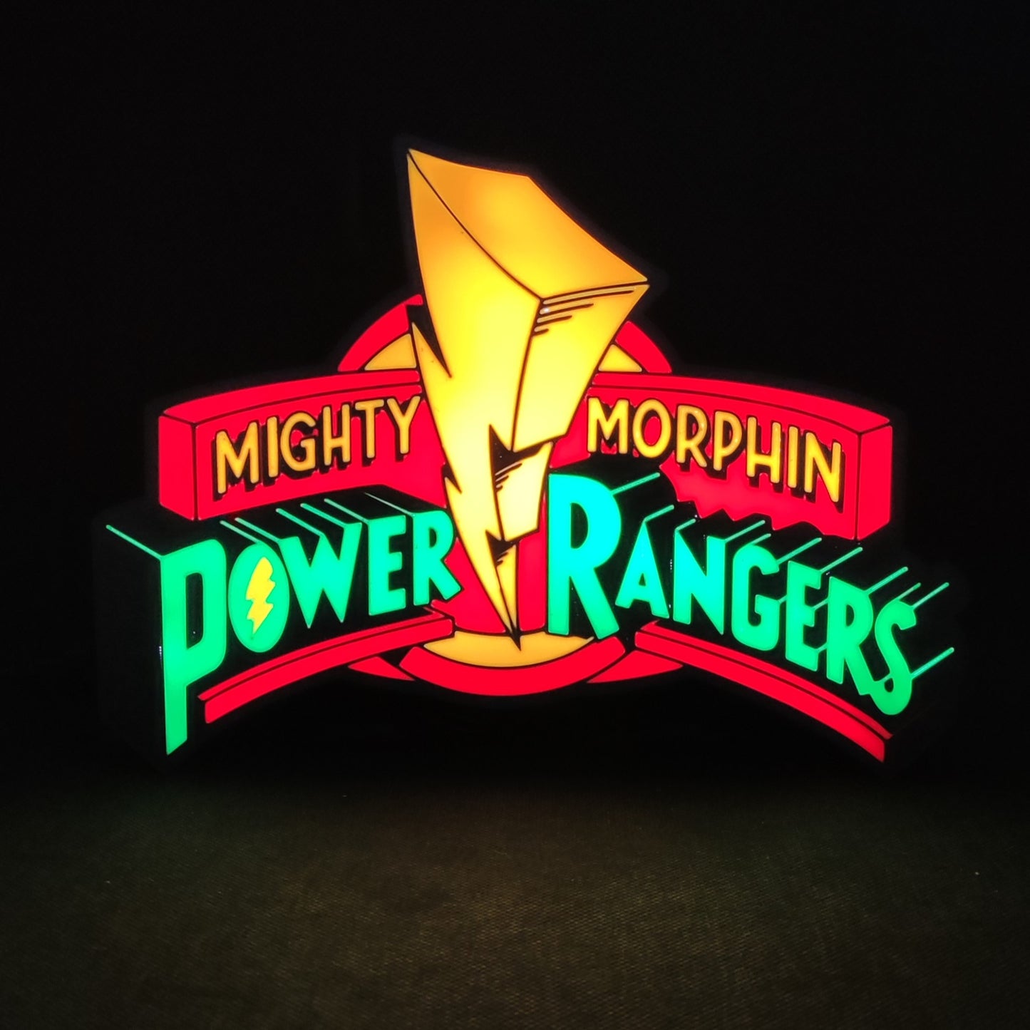 Power Rangers Led Light Sign