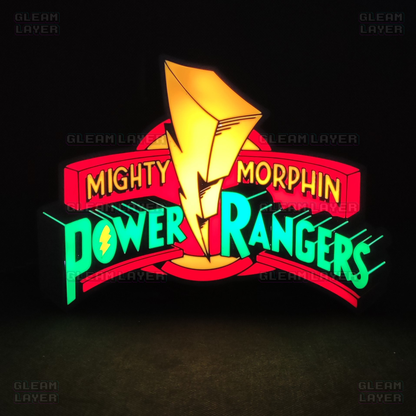 Power Rangers Led Light Sign