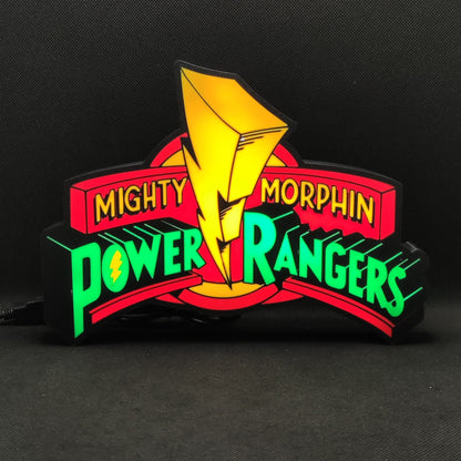 Power Rangers Led Light Sign