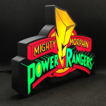 Power Rangers Led Light Sign