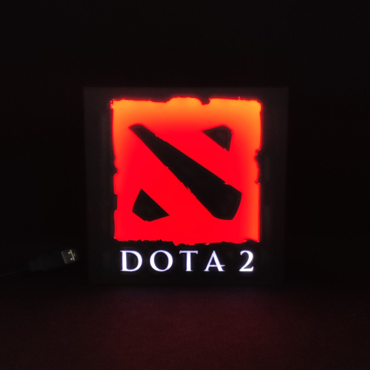 Placa de caixa de luz LED DOTA 2