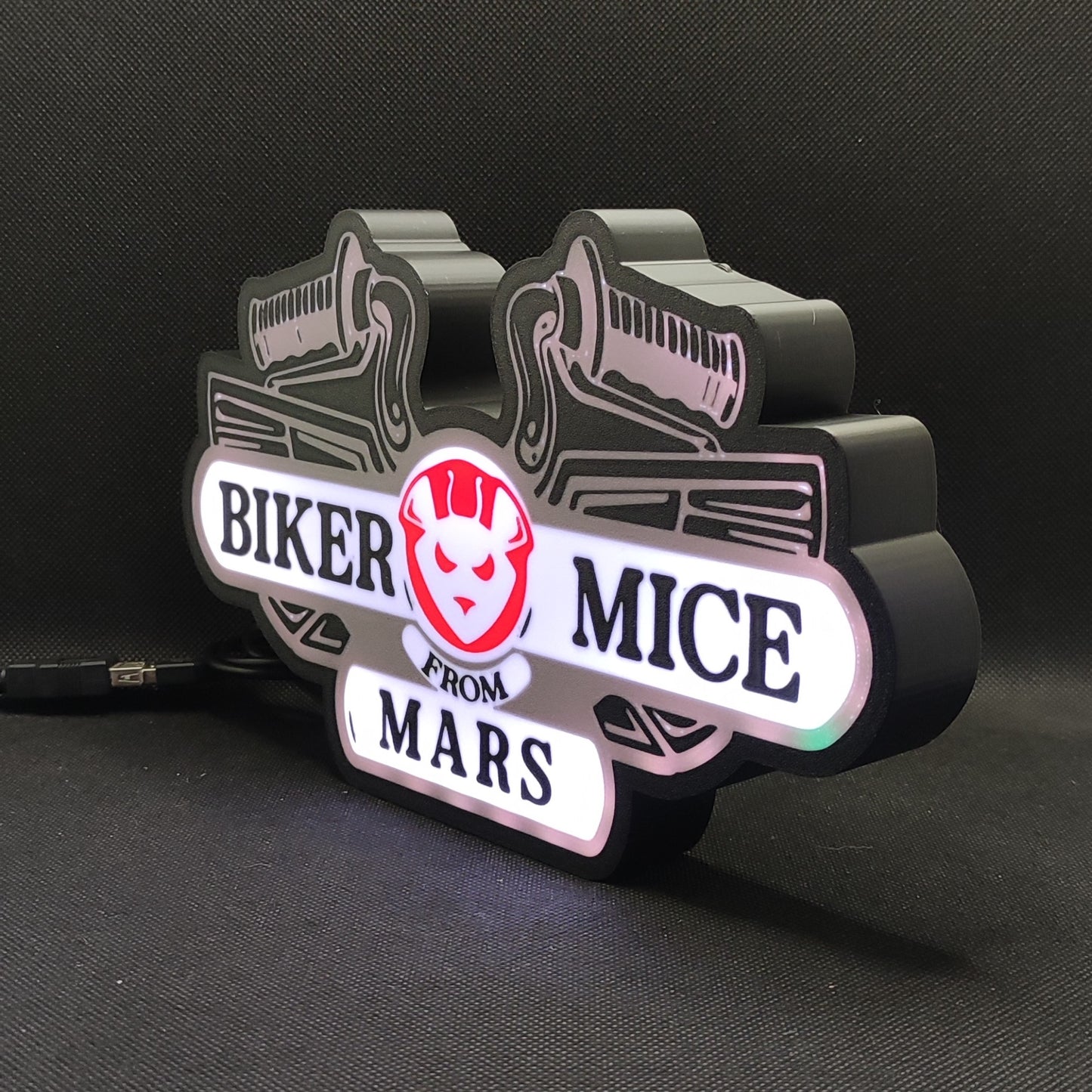 Biker Mice from Mars Led Lightbox Sign