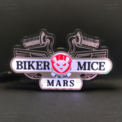 Biker Mice from Mars Led Light Sign