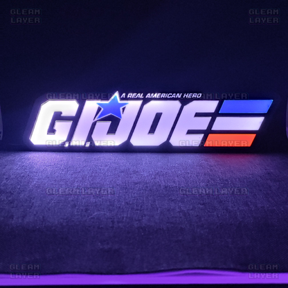 G.I. JOE Led Light Sign