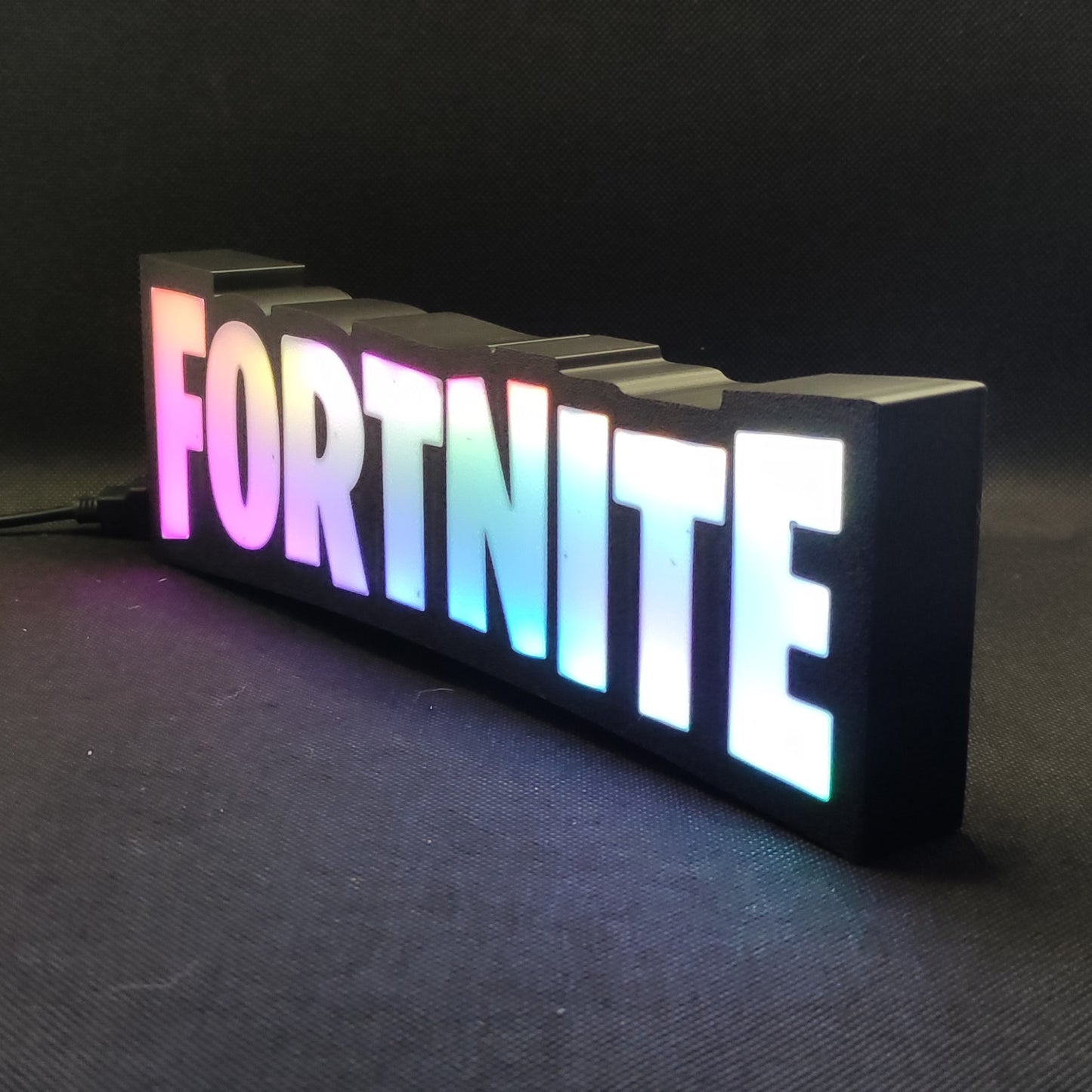 Placa de parede de caixa de luz LED Fortnite Slurp Juice