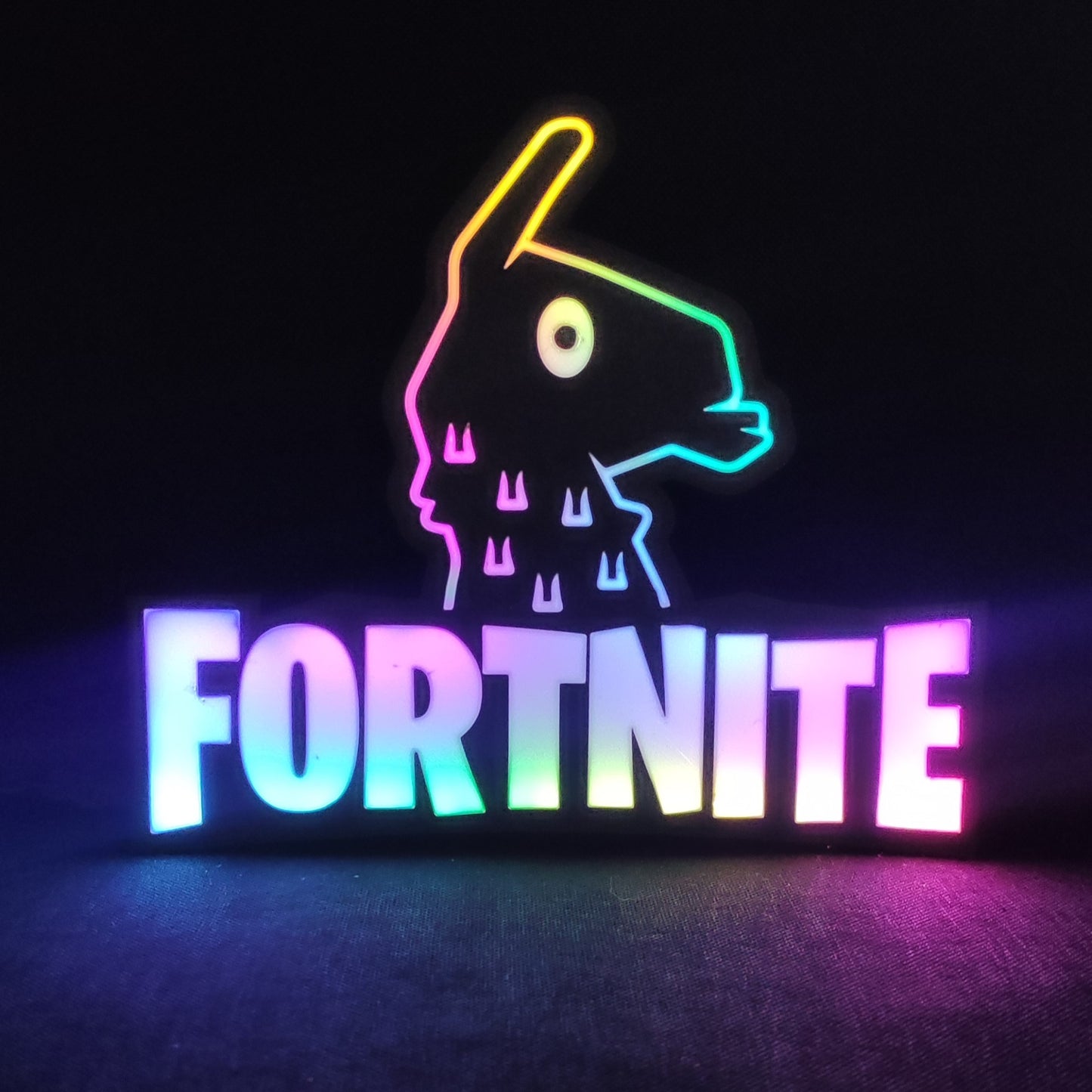 Placa de parede de caixa de luz LED Fortnite Slurp Juice