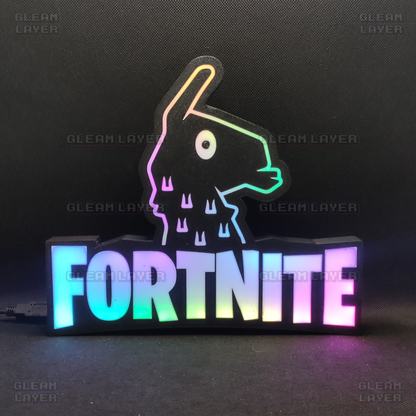 Fortnite Loot Lama Led Gaming Light Sign