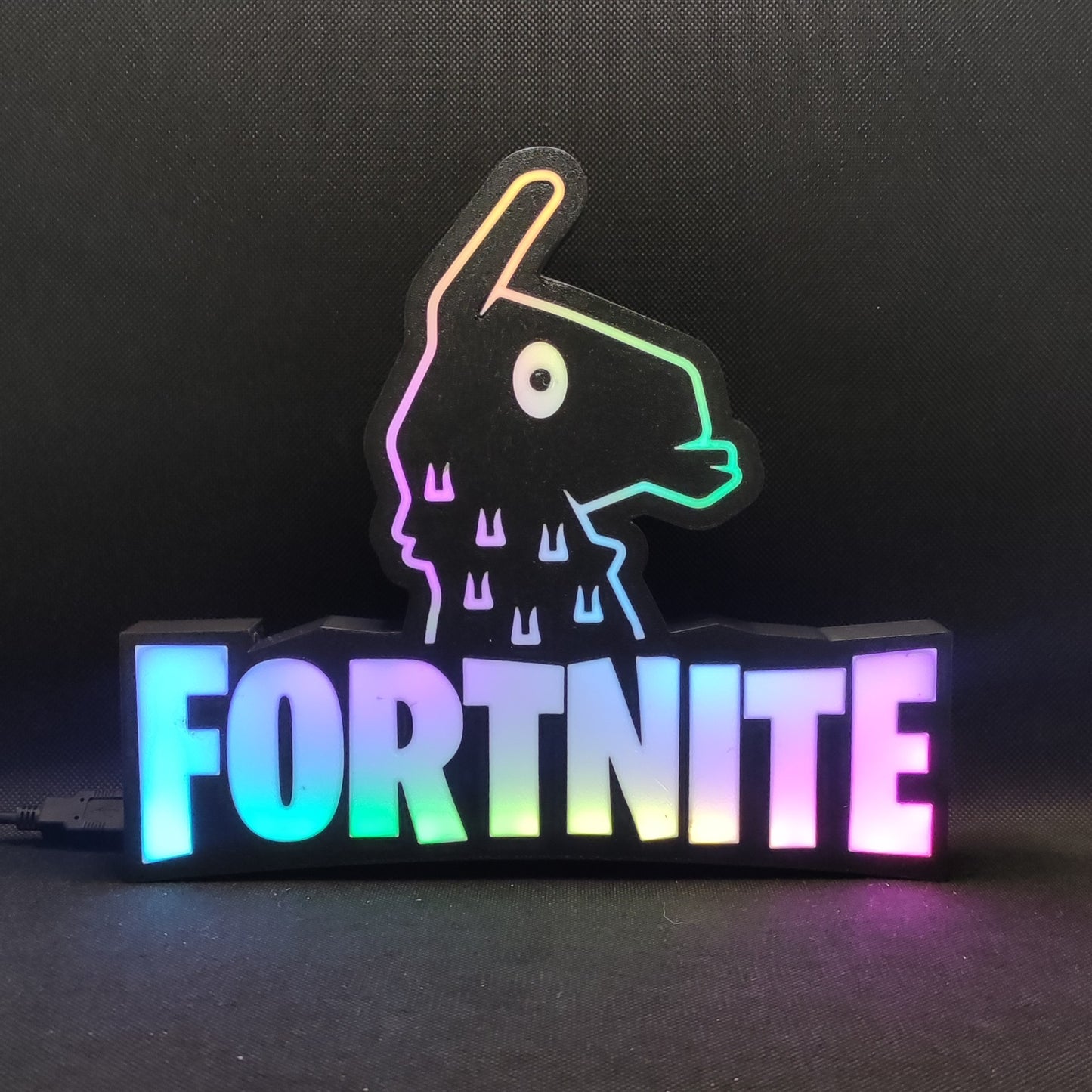 Placa de parede de caixa de luz LED Fortnite Slurp Juice