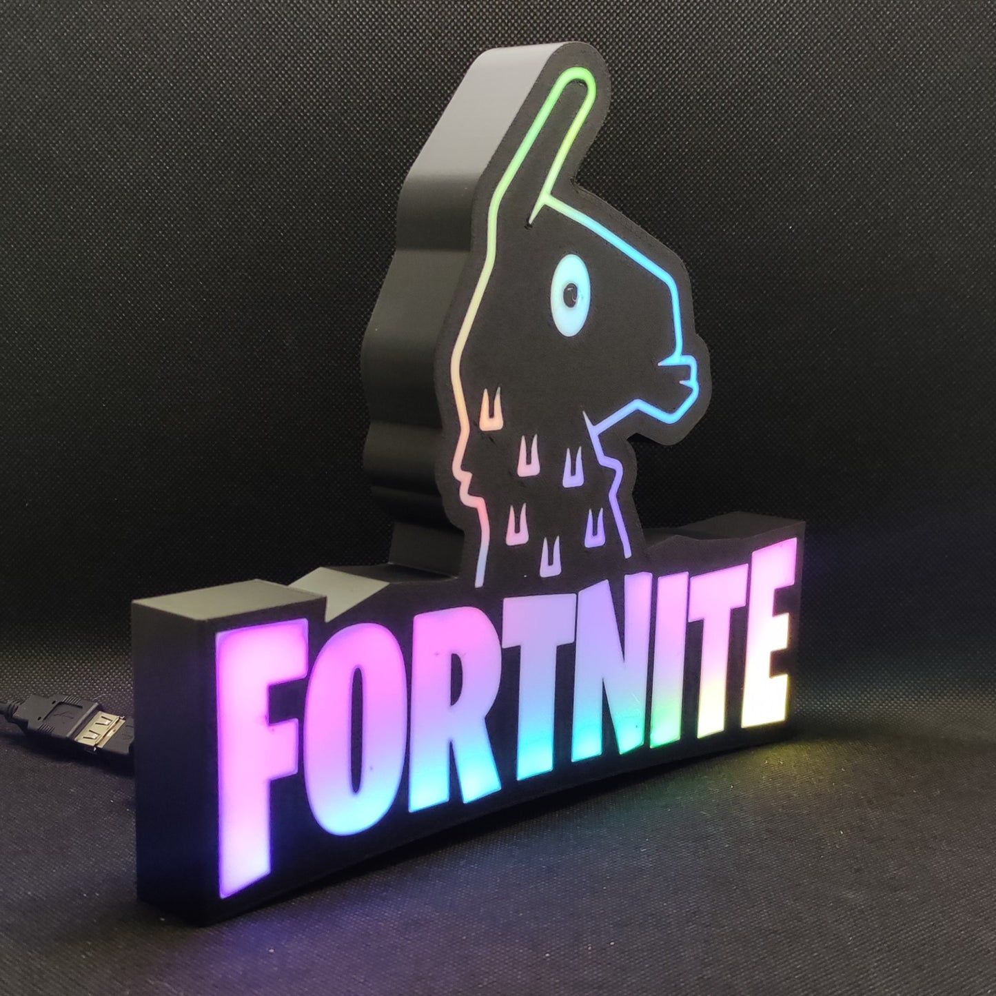 Placa de parede de caixa de luz LED Fortnite Slurp Juice