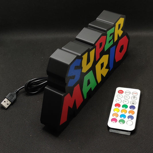 SUPER MARIO LED-Leuchtkastenschild