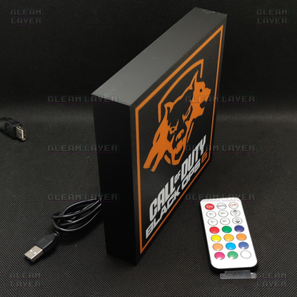 Call of Duty Black Ops 6 Led Gaming Light Sign