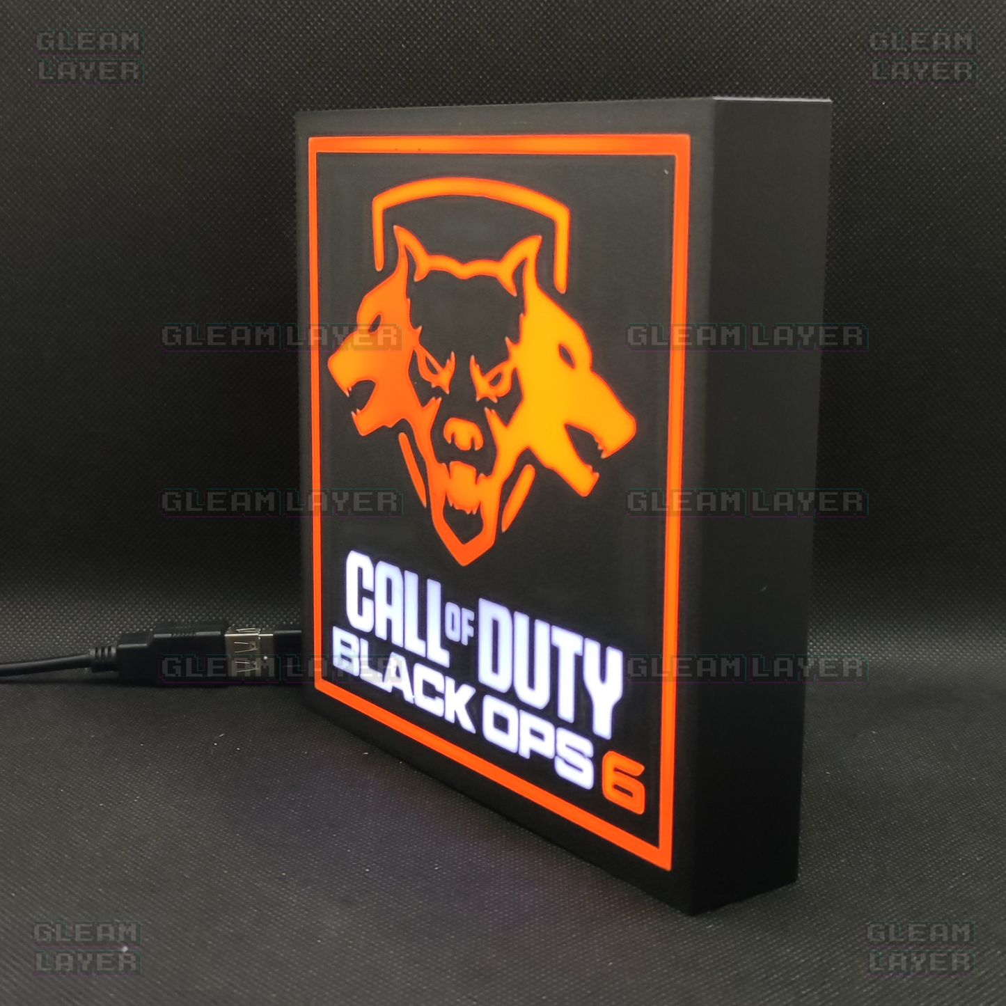 Call of Duty Black Ops 6 Led Gaming Light Sign