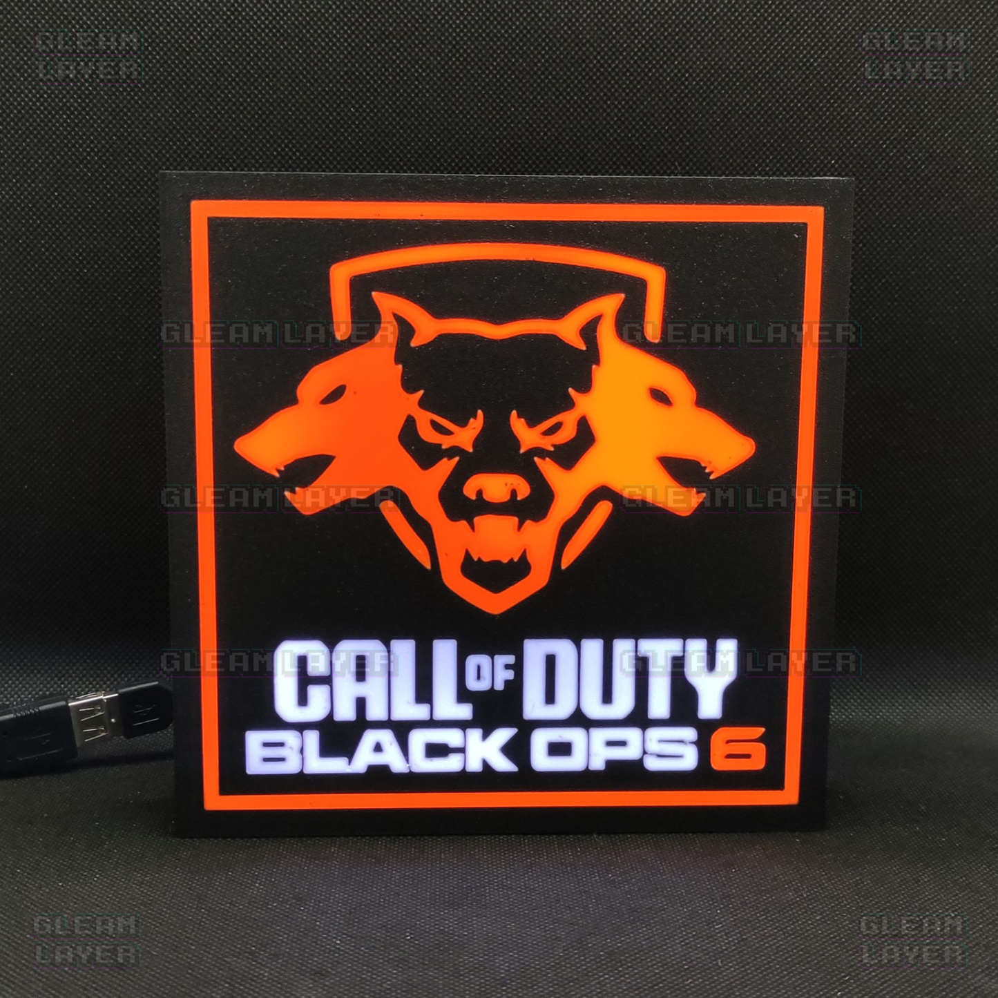 Call of Duty Black Ops 6 Led Gaming Light Sign