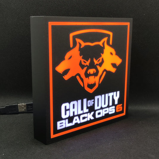 Call of Duty Black Ops 6 Led Lightbox Sign