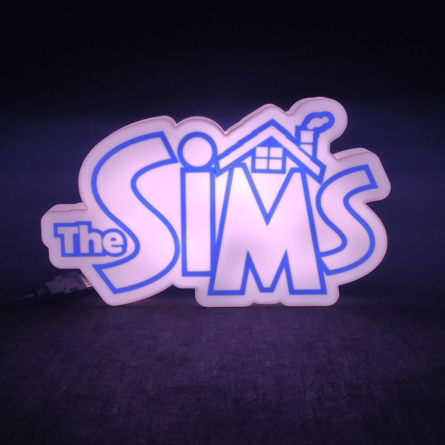 LED-Leuchtkastenschild „Die Sims“