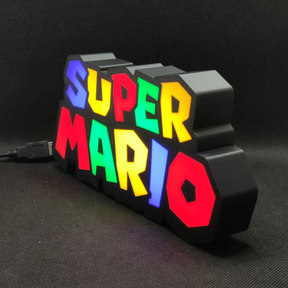 SUPER MARIO Led Gaming Light Sign