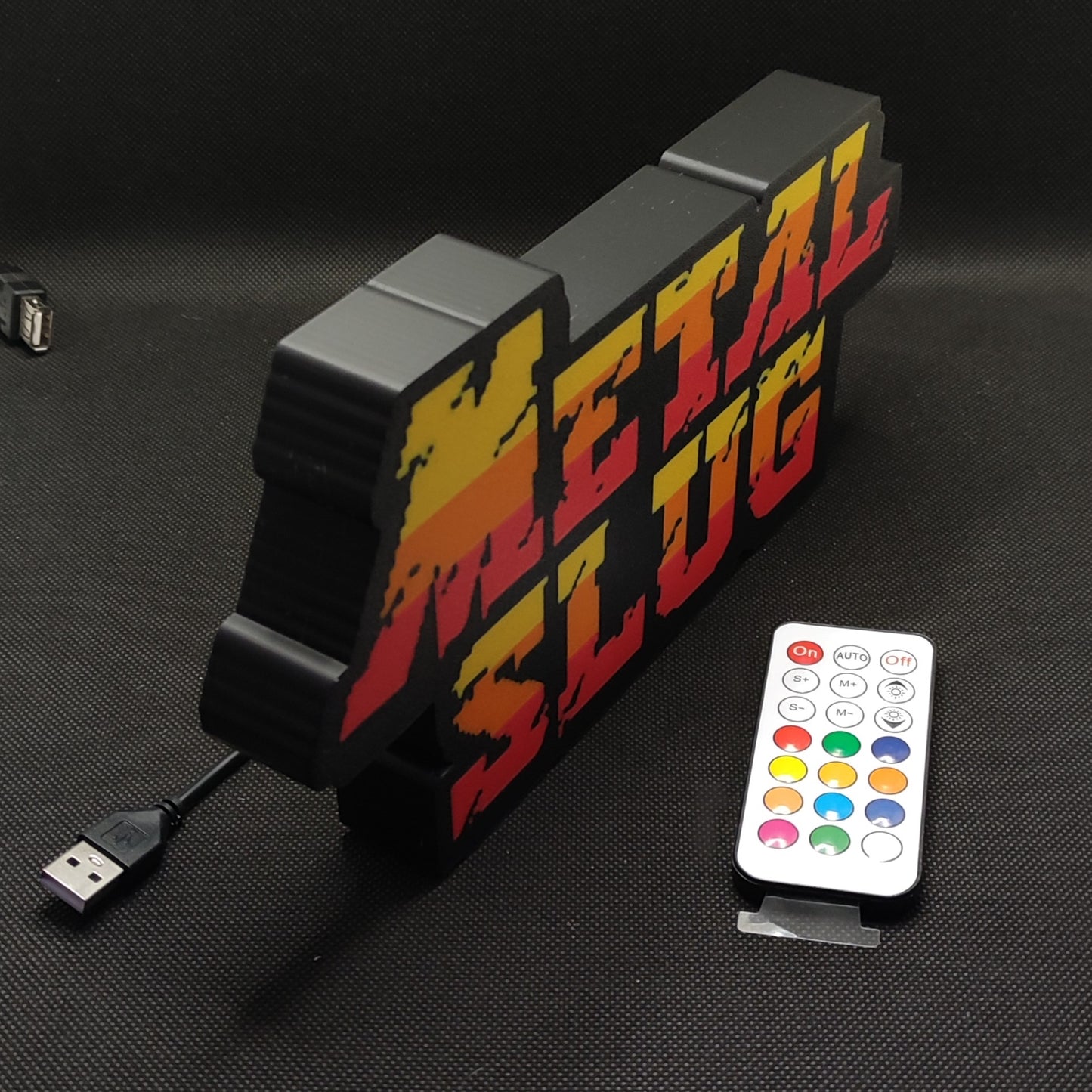 Metal Slug Led Gaming Light Sign