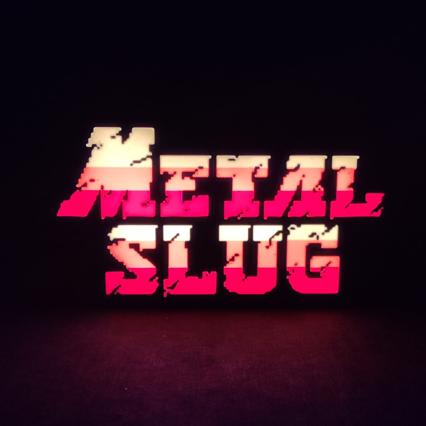 Metal Slug Led Gaming Light Sign