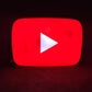 YouTube Red Button Led Lightbox Sign