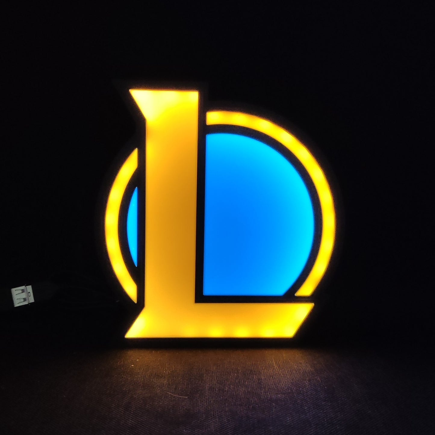 League of Legends Logo Led Lightbox Sign