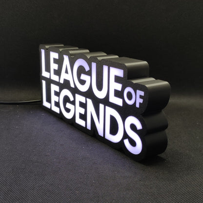 League of Legends Led Gaming Light Sign