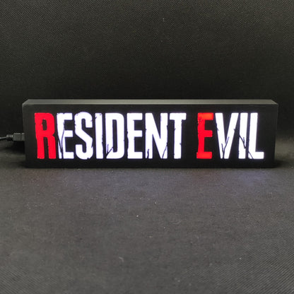 RESIDENT EVIL Led Gaming Light Sign