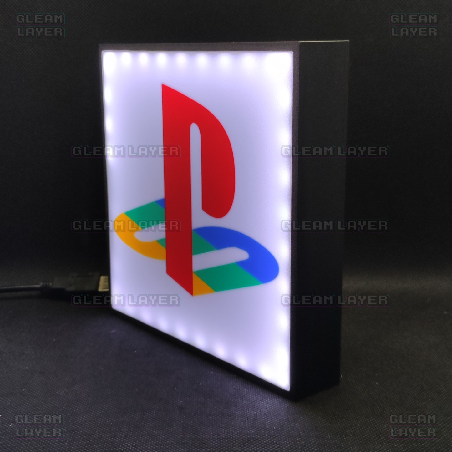 PLAYSTATION Retro Logo Led Gaming Light Sign