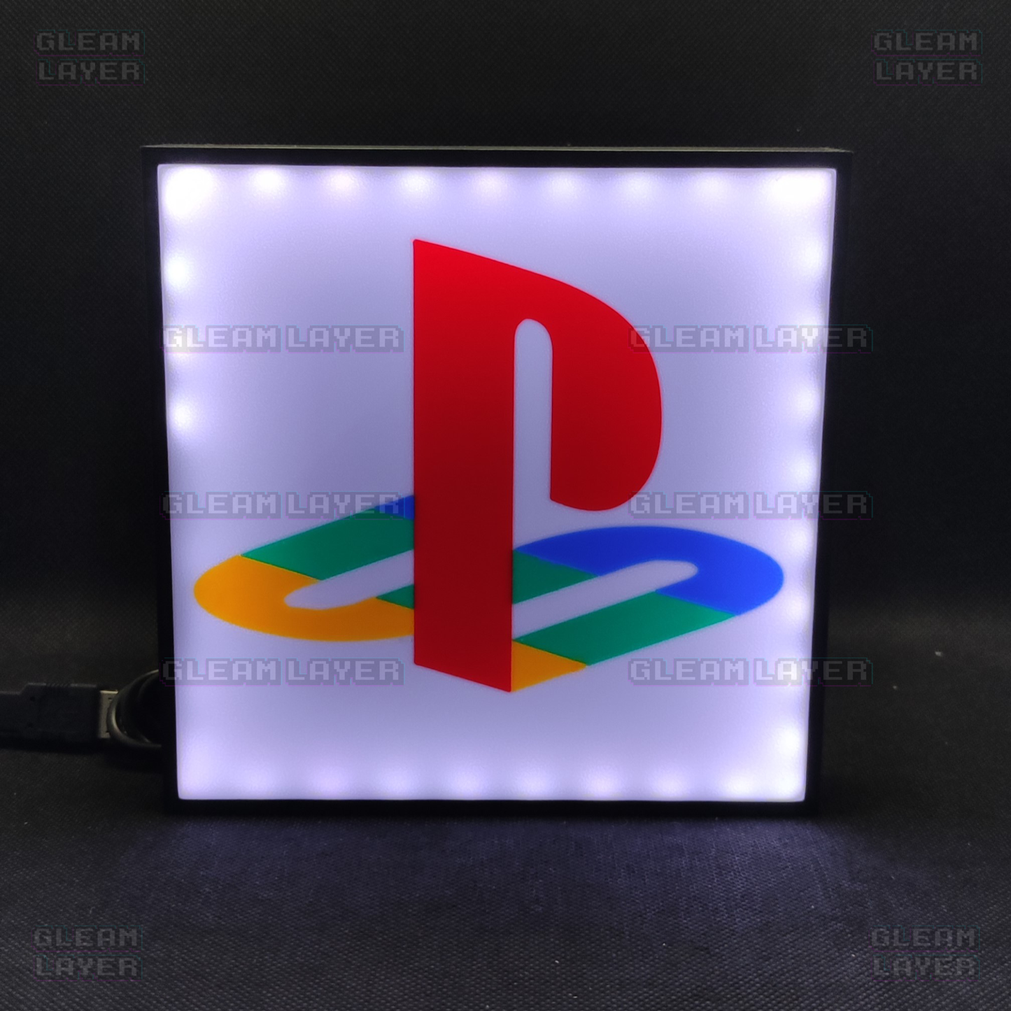 PLAYSTATION Retro Logo Led Gaming Light Sign