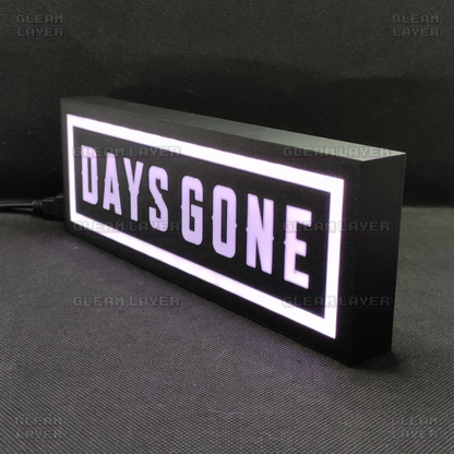 Days Gone Led Gaming Light Sign