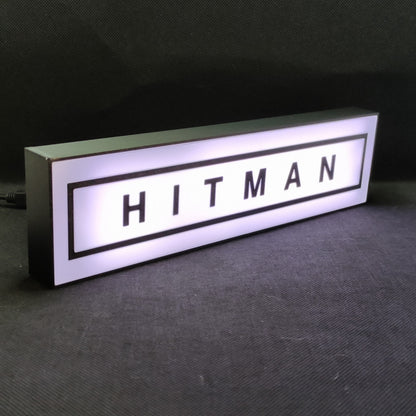 Hitman Led Gaming Light Sign