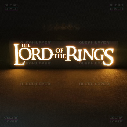 The Lord of the Rings Movie Led Light Sign