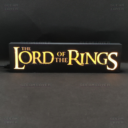 The Lord of the Rings Movie Led Light Sign