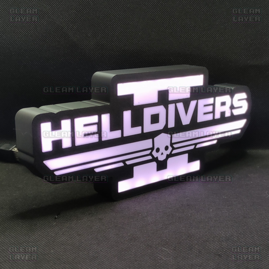 Helldivers 2 Led Gaming Light Sign