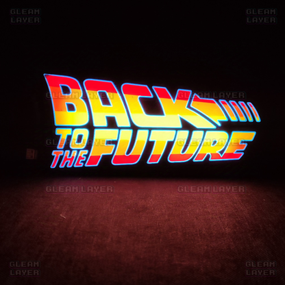 Back to the Future Movie Led Light Sign