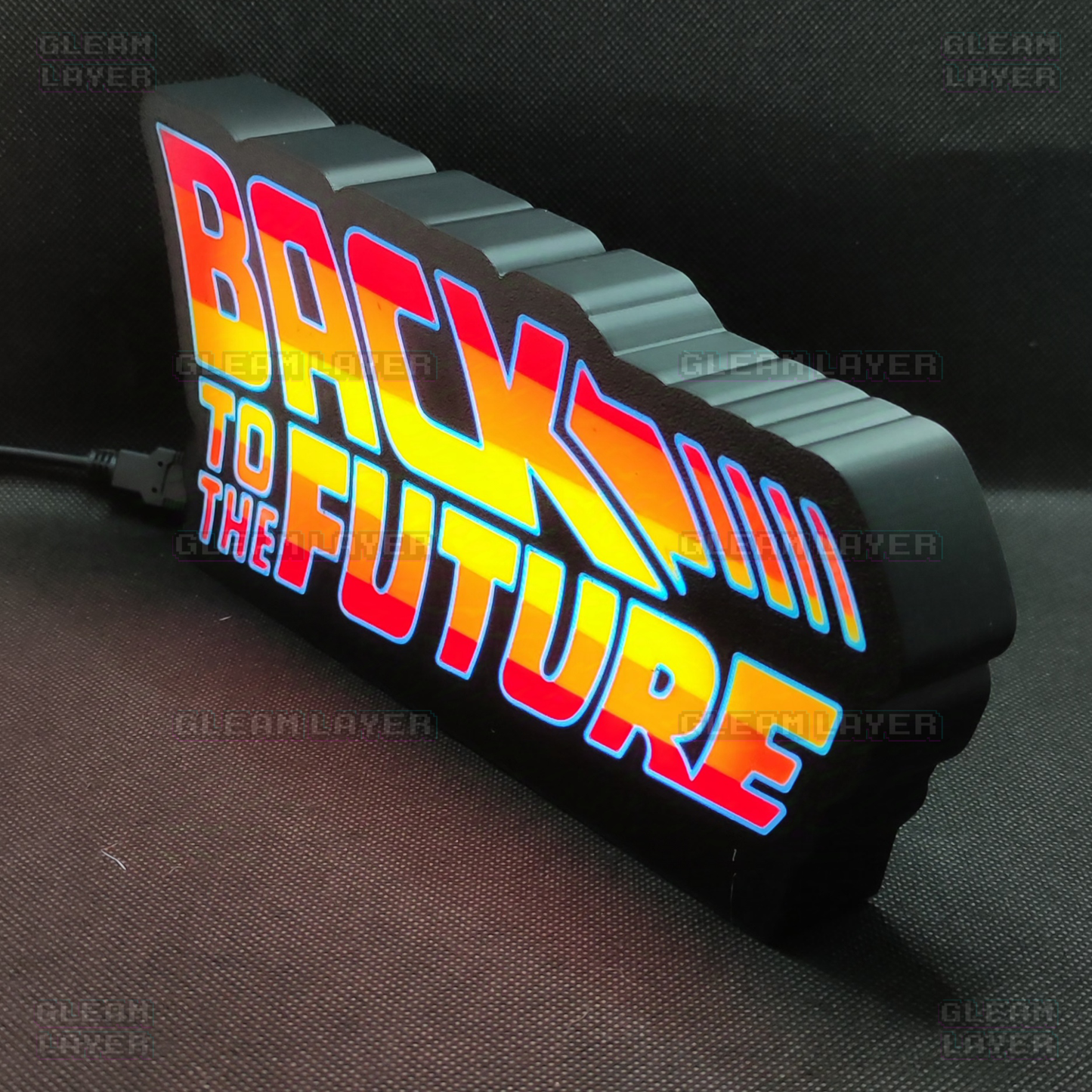 Back to the Future Movie Led Light Sign