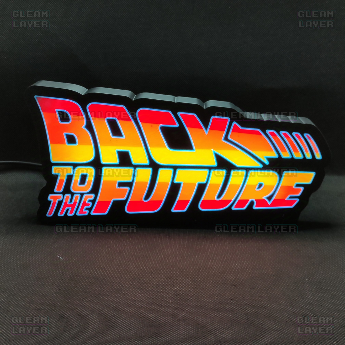 Back to the Future Movie Led Light Sign