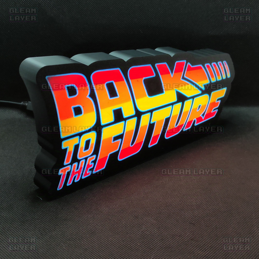 Back to the Future Movie Led Light Sign