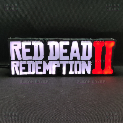 Red Dead Redemption 2 Led Gaming Light Sign