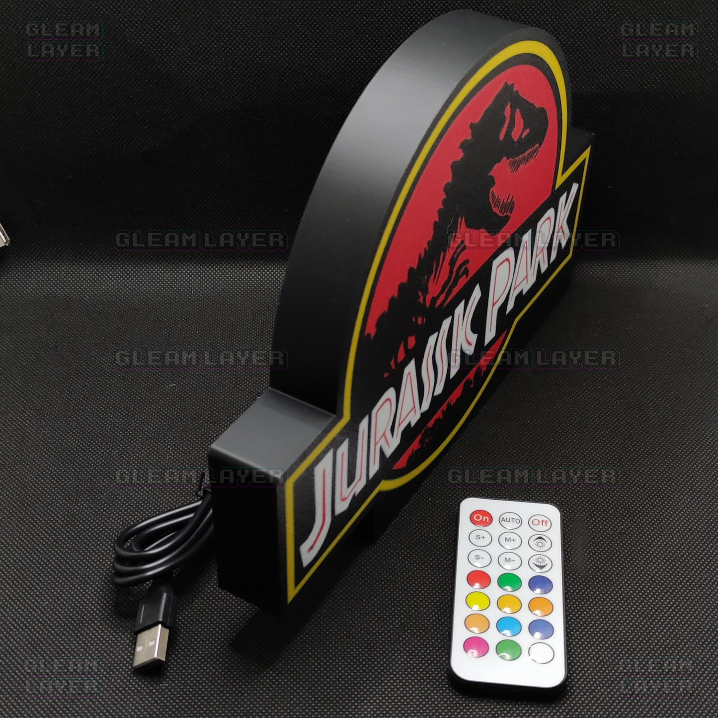 Jurassic Park Movie Led Light Sign