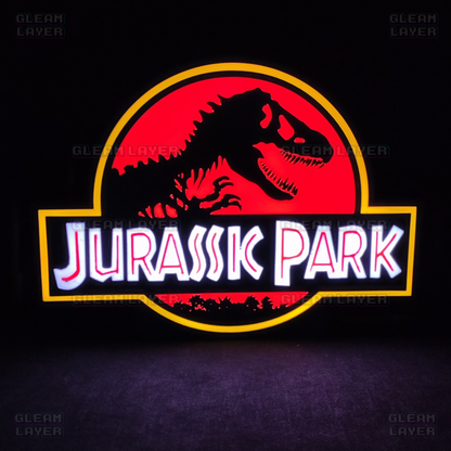 Jurassic Park Movie Led Light Sign