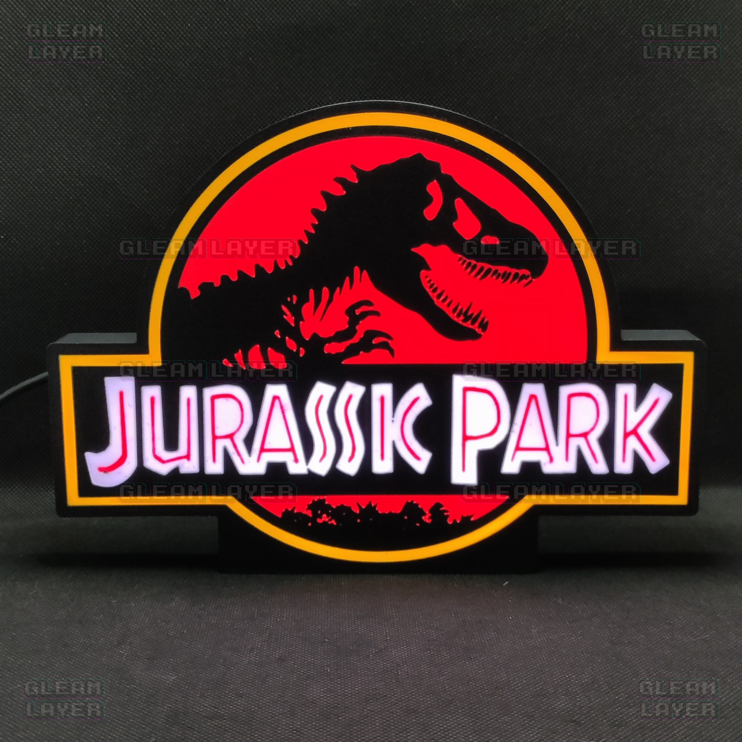 Jurassic Park Movie Led Light Sign