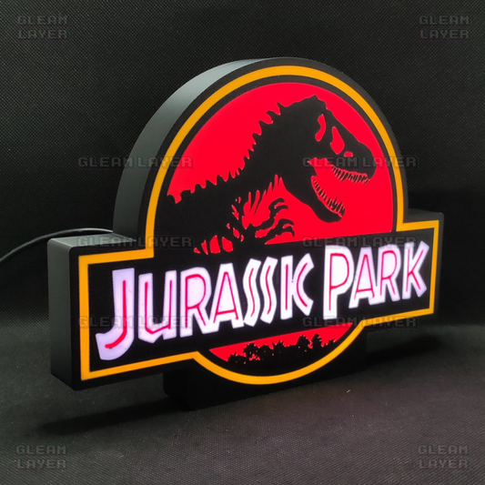 Jurassic Park Movie Led Light Sign