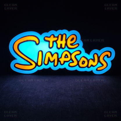 The Simpsons Led Light Sign