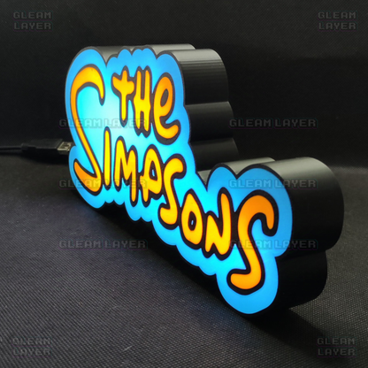 The Simpsons Led Light Sign