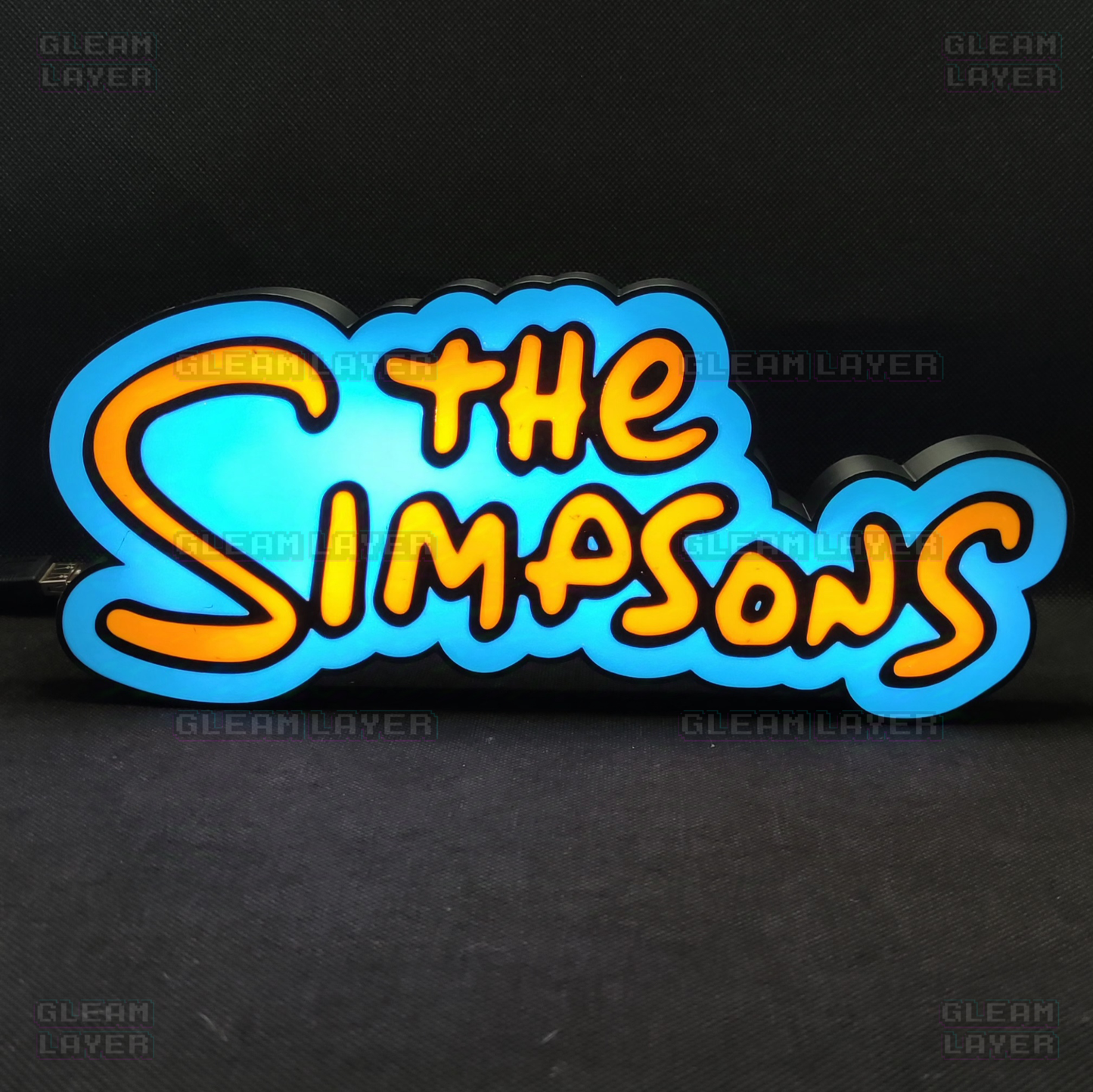 The Simpsons Led Light Sign