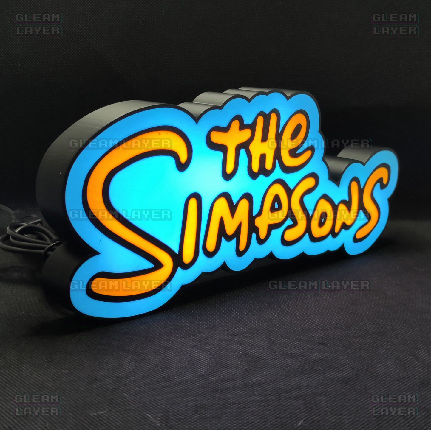 The Simpsons Led Light Sign